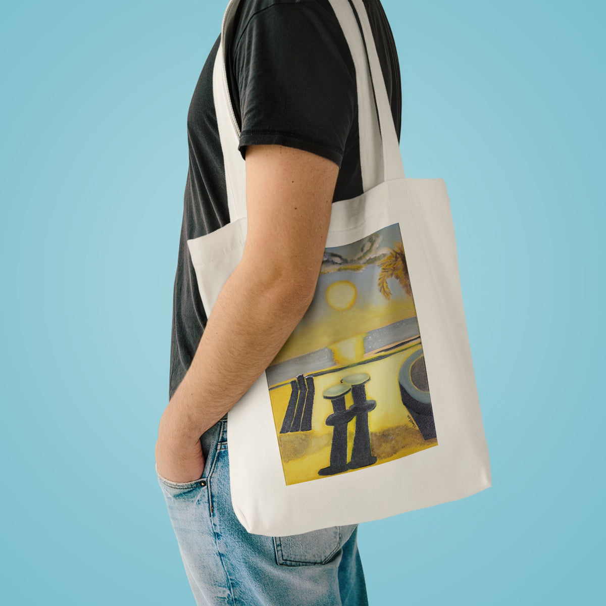 Sunshine on the Beach Tote Bag — Original Art by Craig Shocklee