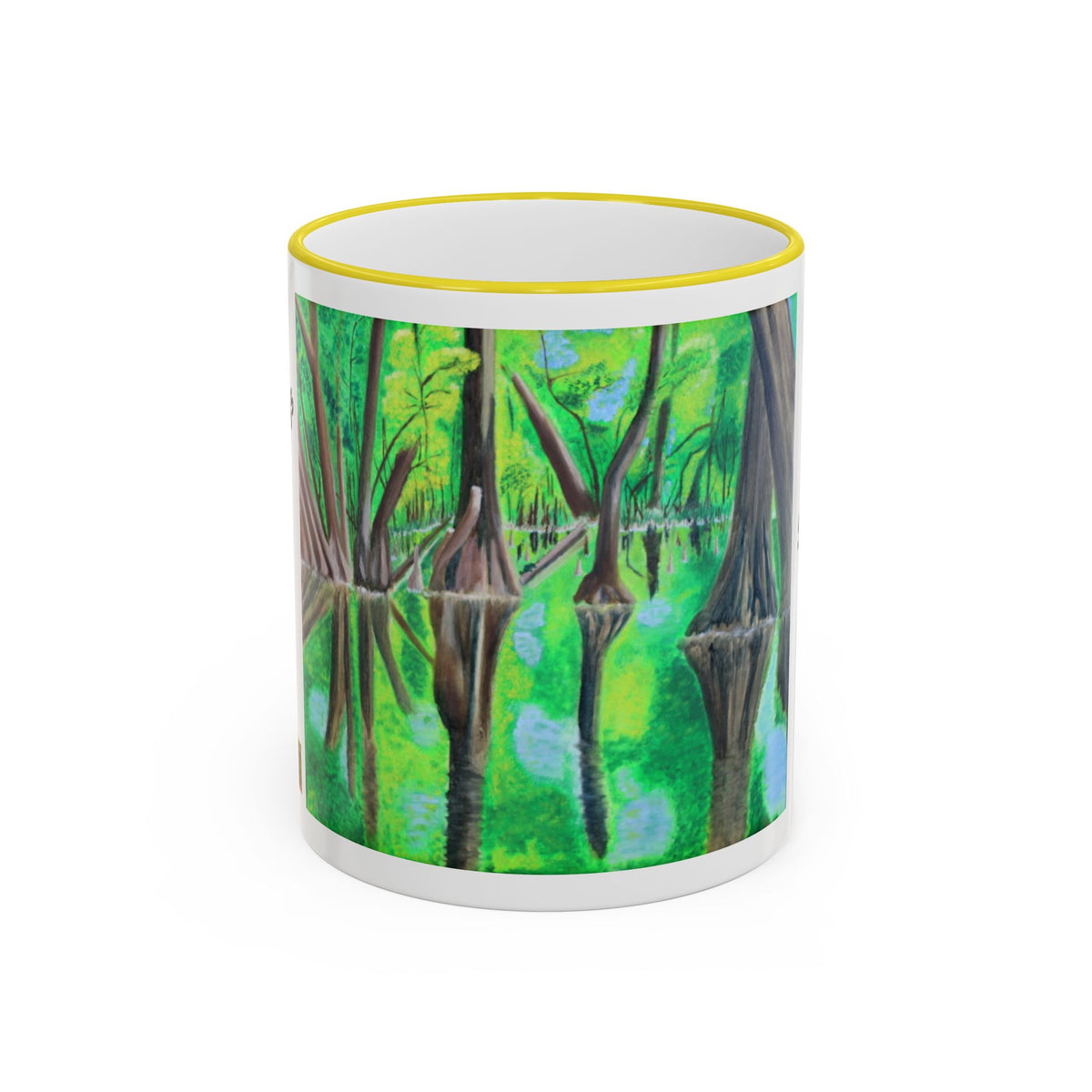 Sunlit Cypress Ceramic Mug - Original Art by Craig Shocklee(11oz)