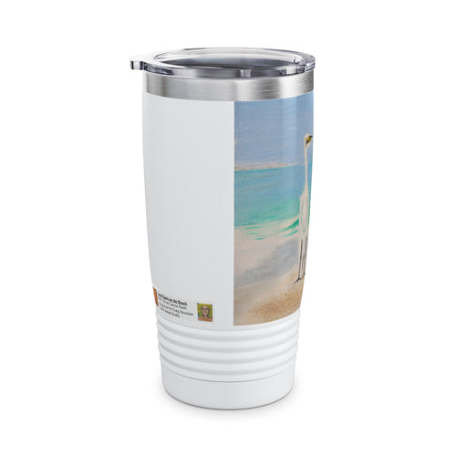 Great Egret 20oz Tumbler — Original Art by Craig Shocklee