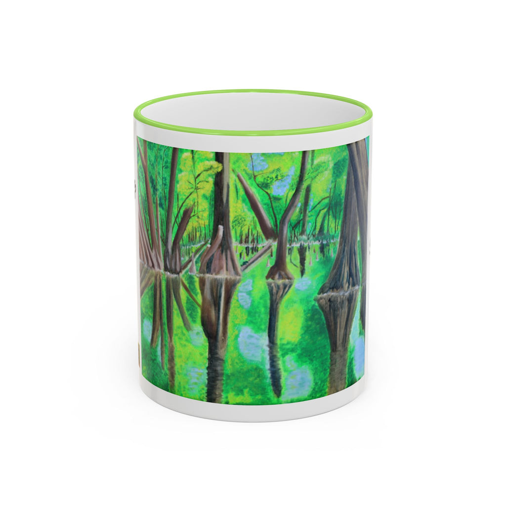 Sunlit Cypress Ceramic Mug - Original Art by Craig Shocklee(11oz)