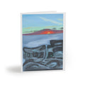 Dawn on the Rocks at the Beach — Greeting Card | Original Painting by Craig Shocklee
