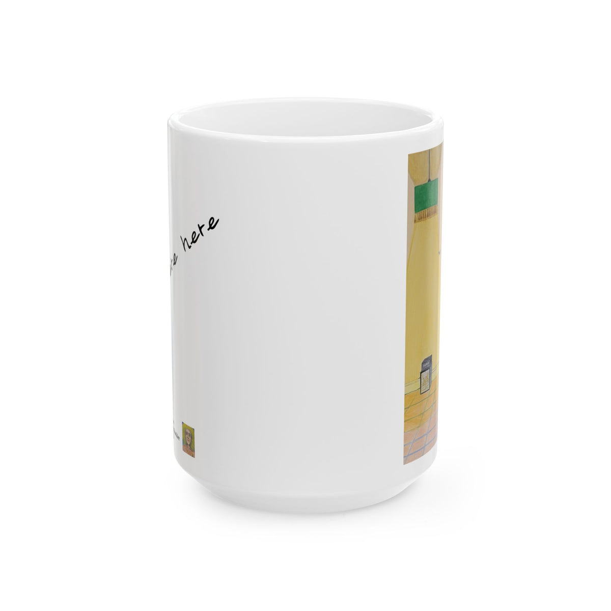 Second Fiddle Ceramic Mug — Original Art by Craig Shocklee