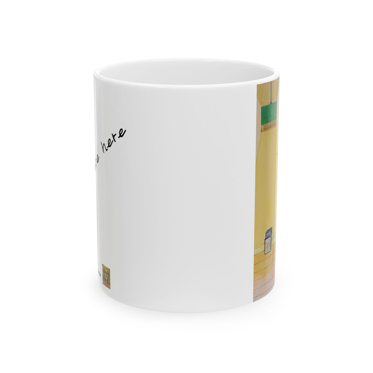 Second Fiddle Ceramic Mug — Original Art by Craig Shocklee