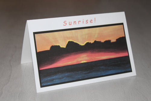 Greeting card pack of three