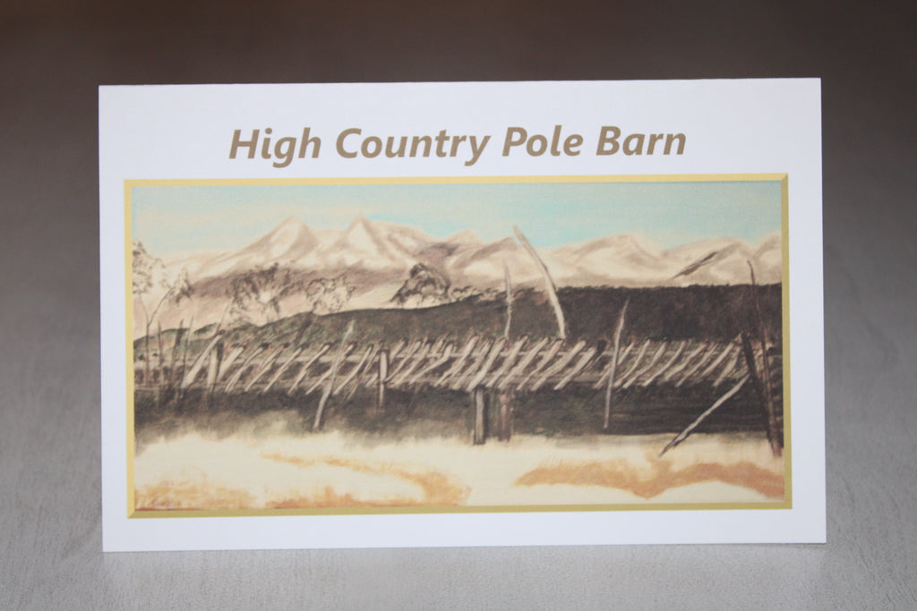 High Country Pole Barn Greeting Card