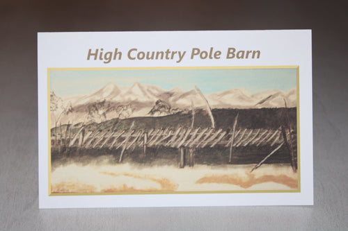 High Country Pole Barn Greeting Card